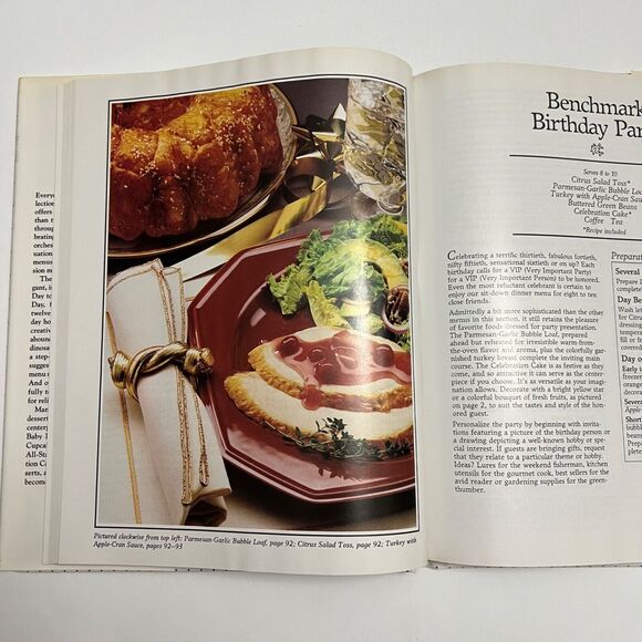 The Pillsbury Cookbook Set of Three Cookbooks Party Bake Off Chocolate Lovers - Picture 5 of 16